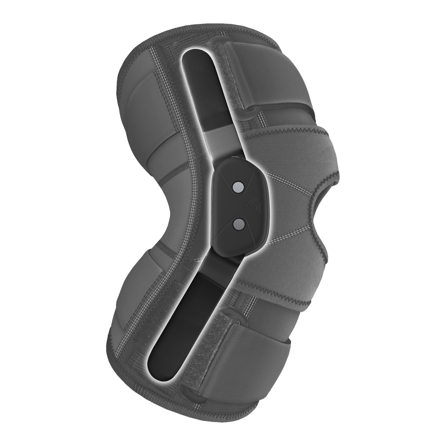 Shock Doctor Knee Brace Wrap, Knee Support for Patella Issues, Injury Recovery, Compression Support for Medial & Lateral Knee Stability, Single, Black, X-Large