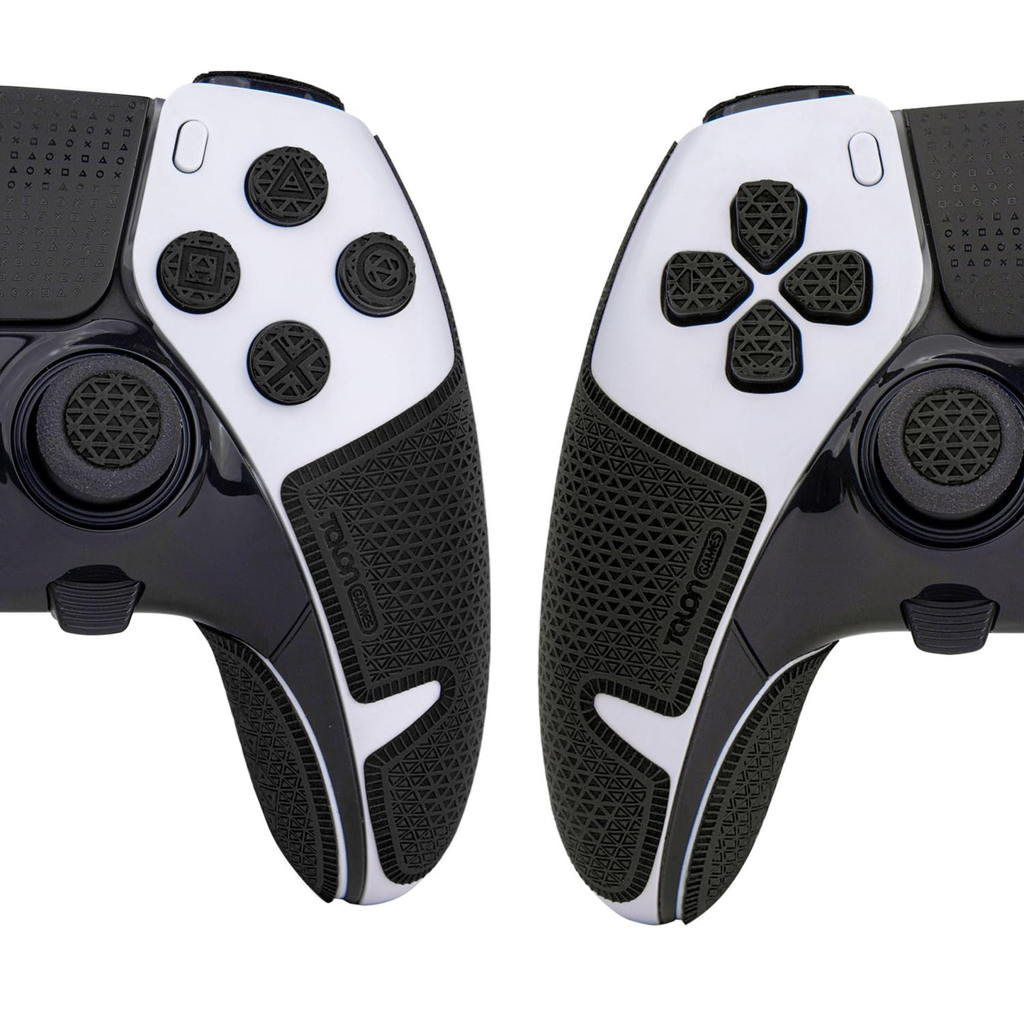 TALONGAMES Controller Grip Tapes Compatible with PS5 DualSense Edge, Ultra Version Anti Slip Tape, Sweat Absorbent, Skin kit, Compatible with PlayStation 5 Edge Grips, Buttons, Trigge, D-pad Black