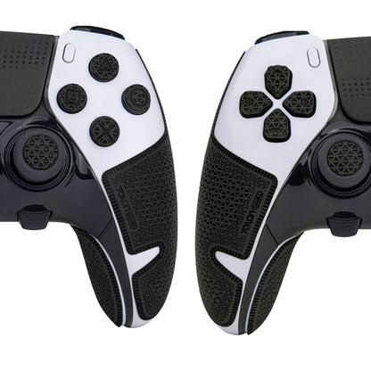 TALONGAMES Controller Grip Tapes Compatible with PS5 DualSense Edge, Ultra Version Anti Slip Tape, Sweat Absorbent, Skin kit, Compatible with PlayStation 5 Edge Grips, Buttons, Trigge, D-pad Black