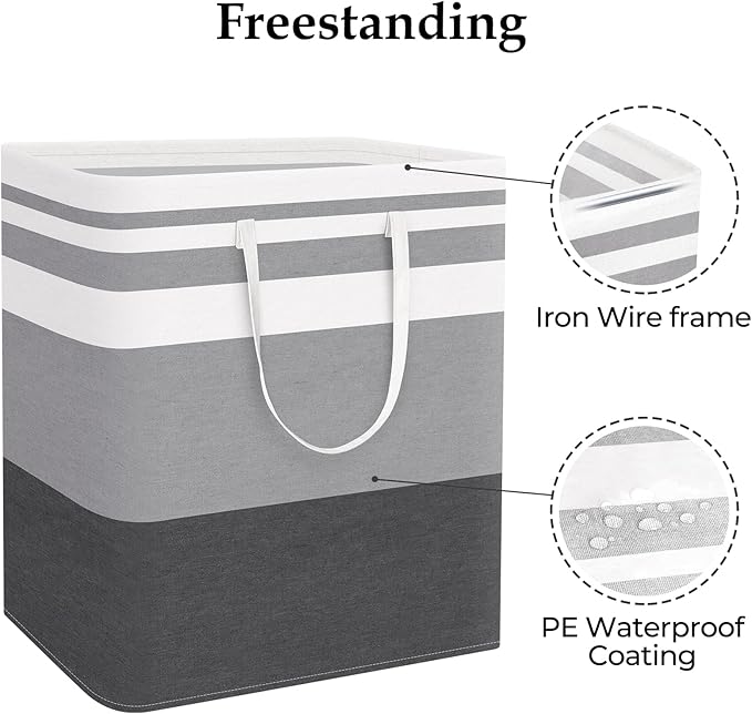 StorageRight Laundry Basket Hamper Large Collapsible Laundry Hamper
