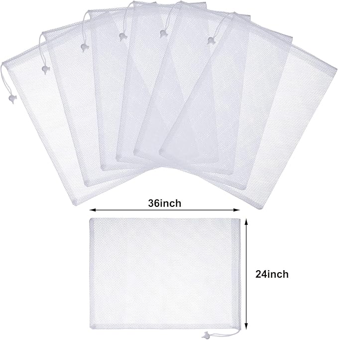 TecUnite 10 Pcs Mesh Laundry Bags
