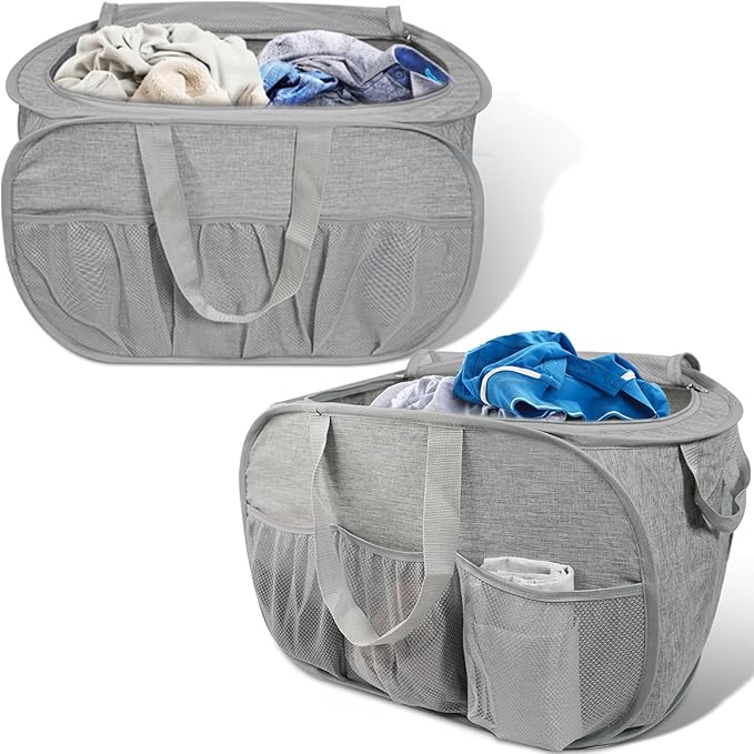 2 Pack Collapsible Laundry Baskets