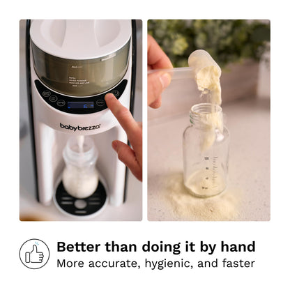 Baby Brezza Formula Pro Advanced Formula Dispenser Machine - Automatically Mix a Warm Formula Bottle Instantly - Easily Make Bottle with Automatic Powder Blending, Charcoal