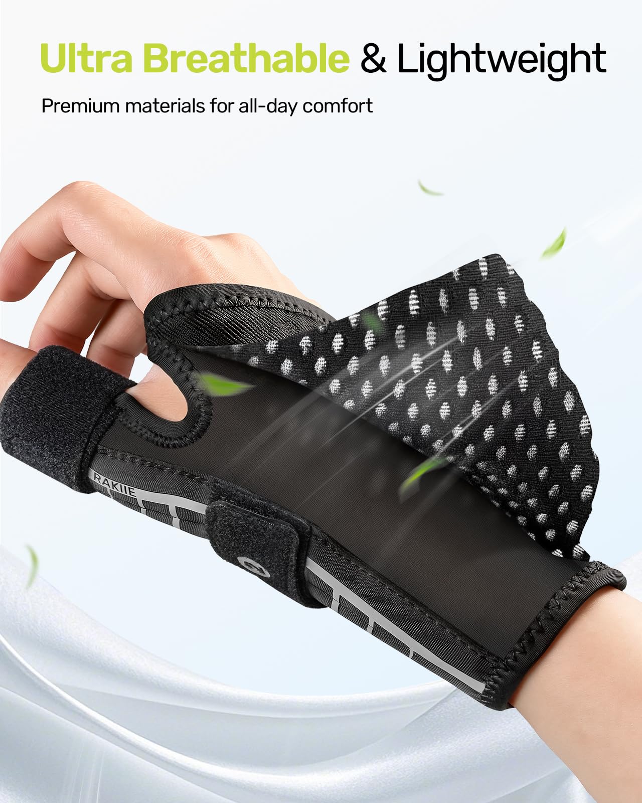 Thumb Brace & Wrist Brace Right Hand Left Hand for Carpal Tunnel Relief, Stable Thumb Splint for Arthritis Pain, Night Support Hand Brace for Tendonitis, Sprain, Women Men, Gray, S/M