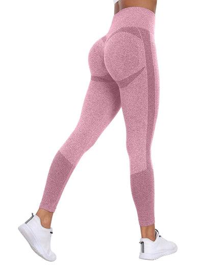 NORMOV Seamless Workout Butt Lifting Leggings - Booty Scrunch Gym Leggings for Women