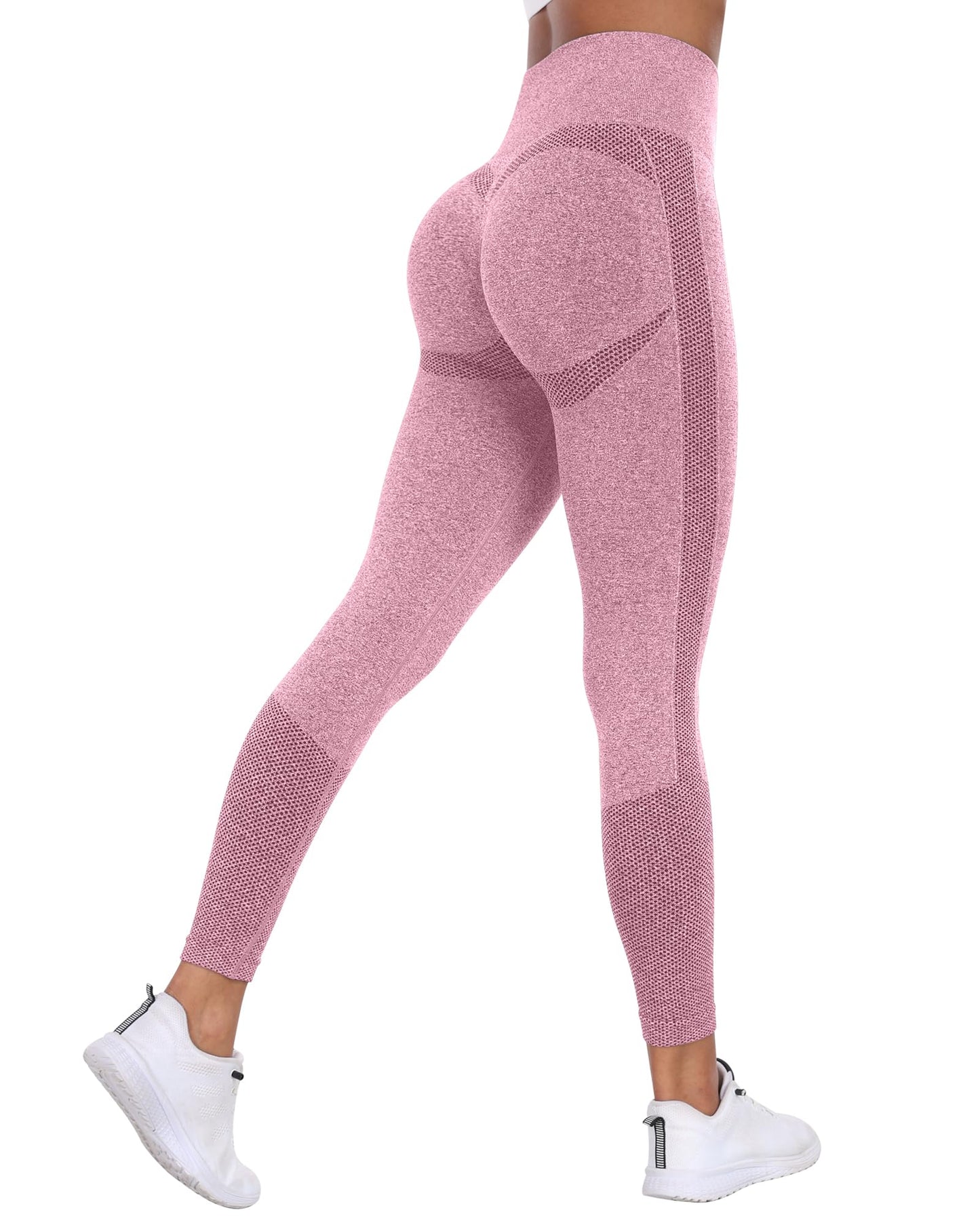 NORMOV Seamless Workout Butt Lifting Leggings - Booty Scrunch Gym Leggings for Women