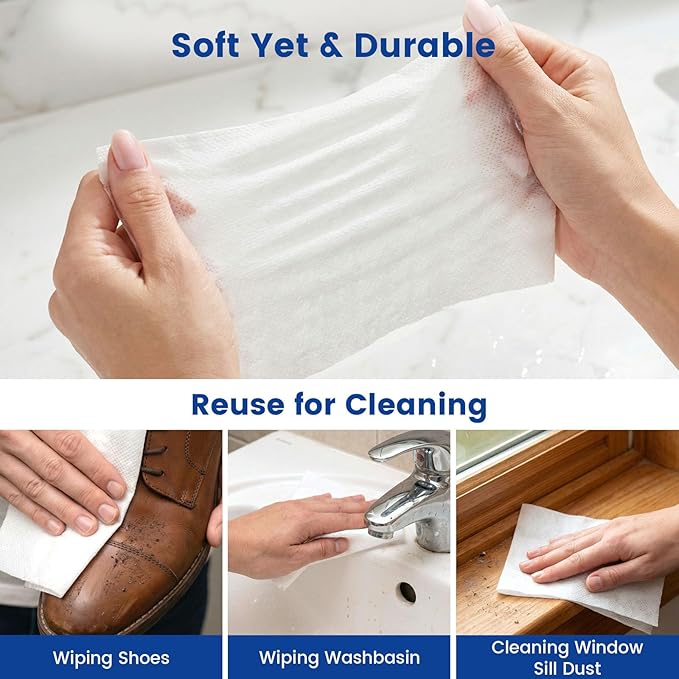 BigOtters 200PCS Compressed Towels, D isposable Face Towels