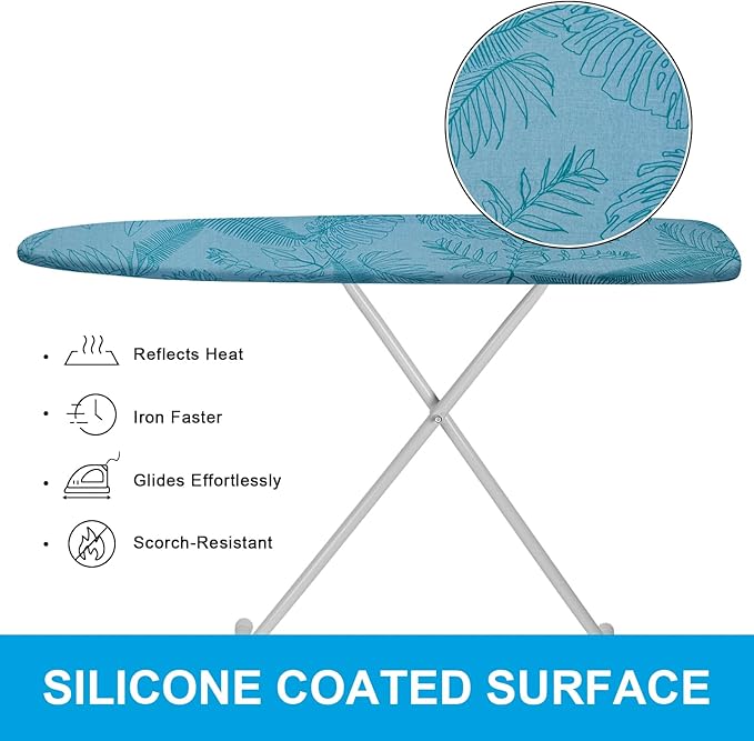 Dalykate Ironing Board Cover and Pad, Thick Padding, Elastic Edge, Scorch &