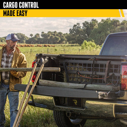 RealTruck Roll-N-Lock Cargo Manager Truck Bed Organizer | CM575 | Fits 2022 - 2025 Toyota Tundra Crew Cab, Double Cab 5' 7" Bed (66.7")