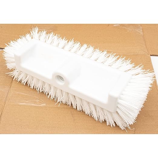 SPARTA Multi-Level Tile Scrub Brush 12" Wide Brush Head, Heavy-Duty Tile