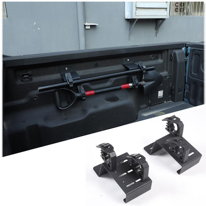 Aunginsy Bed Rail Mount Brackets Compatible with Ford Maverick 2022-2024 2025 Truck Bed Rail Track System Bed Rail Modular Accessory Mount for Shovels, Recovery Boards, Fuel Cans & Other Accessories