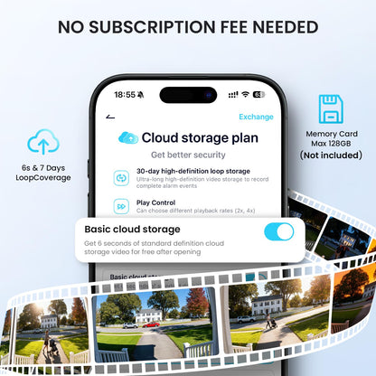 ieGeek Doorbell Camera Wireless No Subscription - Wireless Video Doorbell with Chime, Doorbell with Camera 1080P, Voice Changer, 2-Way Audio, PIR Motion Detection, Only 2.4Ghz WiFi, Works with Alexa