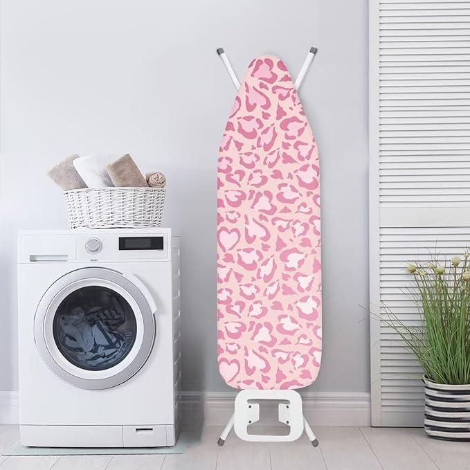 Pink Leopard Ironing Board Cover Table top Ironing Board Cover Full Size Scorch