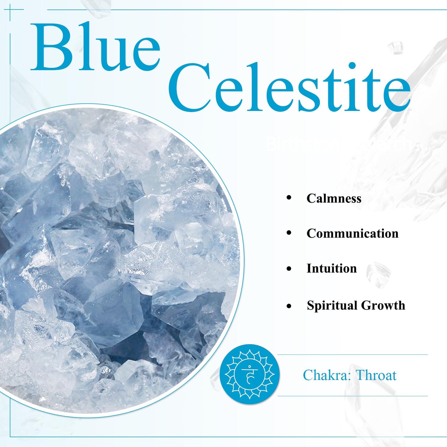 mookaitedecor Natural Celestite Crystal Geode Cluster Heart Mineral Specimen Stone for Crystals Healing Reiki Home Decoration(320-450g)
