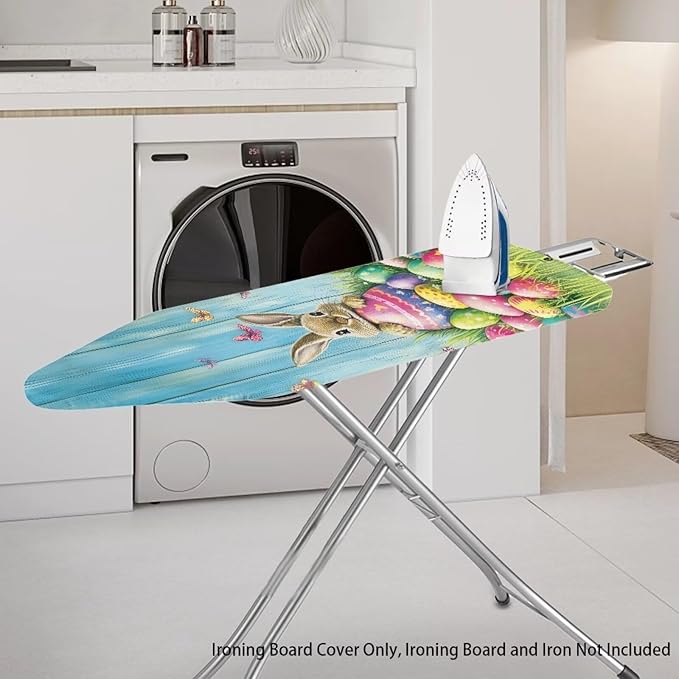 Butterfly and Easter Eggs Rabbit Iron Board Cover