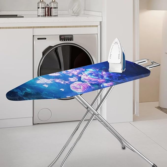 Blue Bling Butterfly Ironing Board Cover
