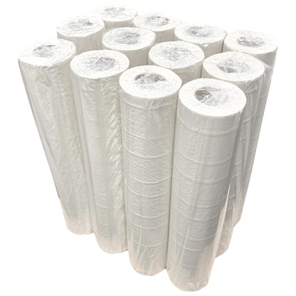 Premium White 20" Couch Roll Hygiene Roll - 40 Metres - 12 Rolls