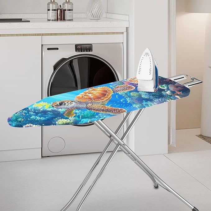 Blue Sea Turtle Ironing Board Cover