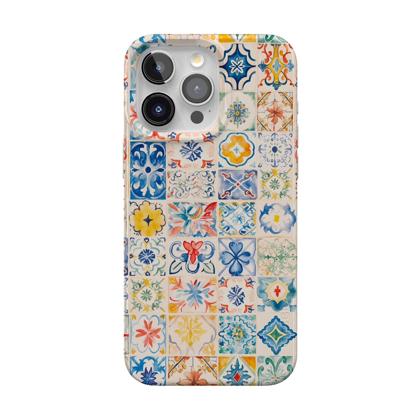 Casely iPhone 15 Pro Case | Fit Check | Neutral Checkerboard | Compatible with MagSafe | Classic Ultra Slim Design