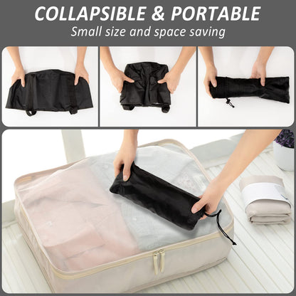 Foot Bath Basin 20L Collapsible Bucket, Portable Foot Soak Tub Feet Soaking Bucket for Outdoor Travel, Camping, Fishing(Black)