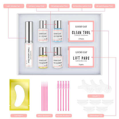 2025 Updated Lash Lift Kit Eyelash Perm Kit,Professional lash perm kit,Lash Extensions,Lash Curling,Semi-Permanent Curling Perming Wave Suitable For Salon at Home