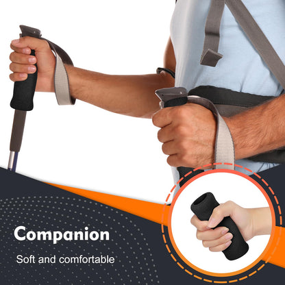 ‌supregear Cane Crips - 4-Pack Non-Slip Replacement Foam Handles for Walking/Offset Canes & Bicycle Handlebars, 4.5"x1"x1" (11.5x2.5x2.5 cm), Soft & Durable Grip Covers