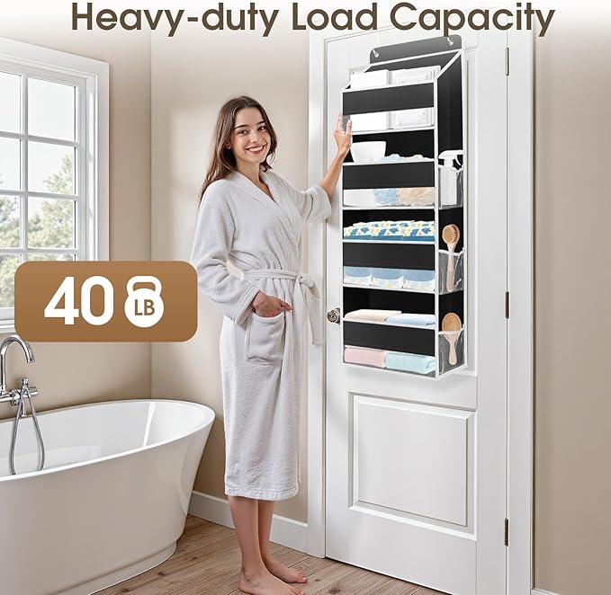 1 Pack Over The Door Organizer, Hanging Storage Organizer