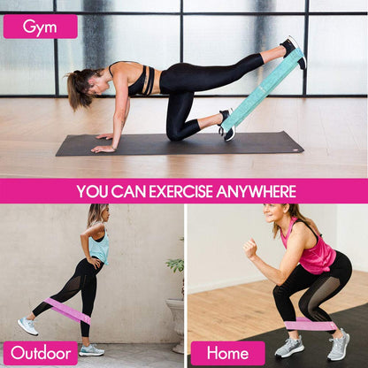 Resistance Bands, Fabric Workout Bands for Women & Men, Cloth Booty Resistance Loop Bands, Thick Squat Bands for Butt/Legs/Thigh/Hip/Glute Excersing