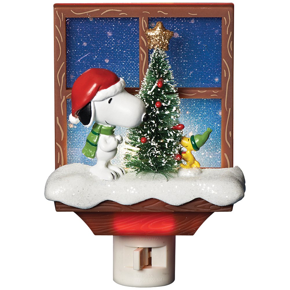 Roman 30276 Peanuts Snoopy Nightlt6, Multi-Colored, 6 X 4 Multicolor