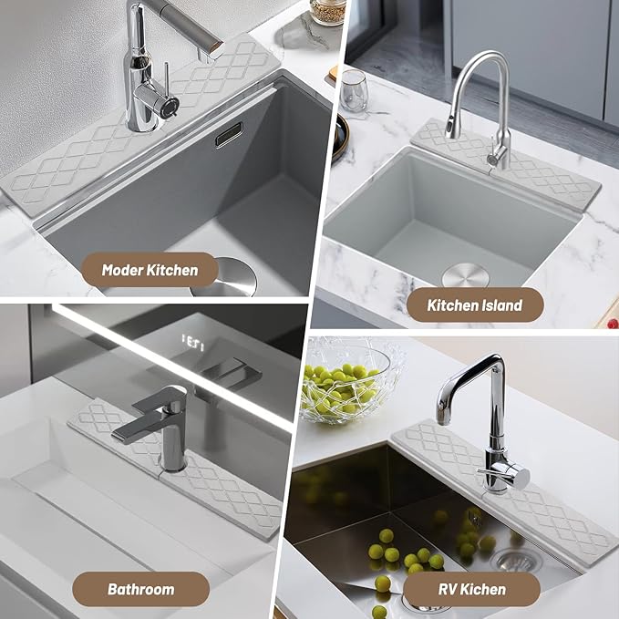Faucet Mat for Kitchen Sink