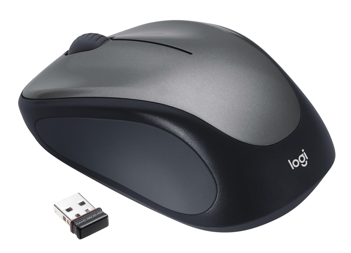 Logitech M317 Wireless Mouse, 2.4 GHz with USB Receiver, 1000 DPI Optical Tracking, 12 Month Battery, Compatible with PC, Mac, Laptop, Chromebook - Blue