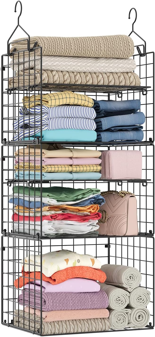 X-cosrack Closet Hanging Organizer Shelves