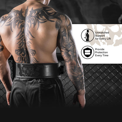 Lever Lifting Belt for Man and Women, Weightlifting with Adjustable Heavy Duty Buckle, Professional Weight Lifting Belt