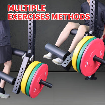 MARLANG Leg Extension and Curl Machine for Power Rack Attachments, Leg Extension Attachment for Home Gym, Leg Curl Attachment for Workout Equipment (5/8" / 16mm Hole)