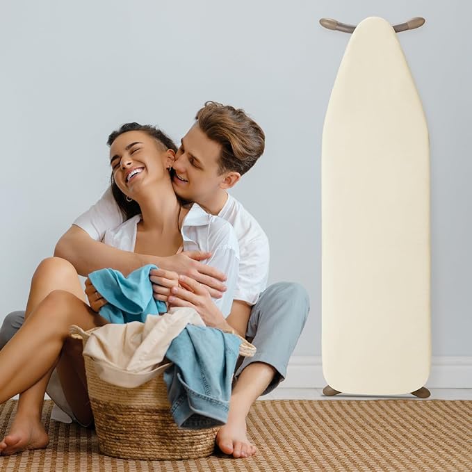BNDX Ironing Board Cover, Stain Resistant & Durable Scorch, 2 Click Buckles