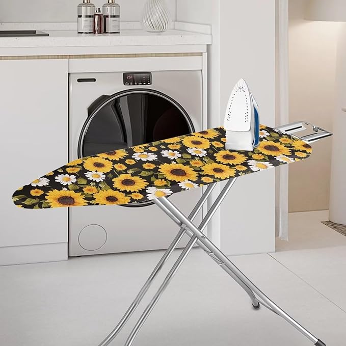 Sunflower Ironing Board Cover Iron Pad Covers Resist Scorching and Staining