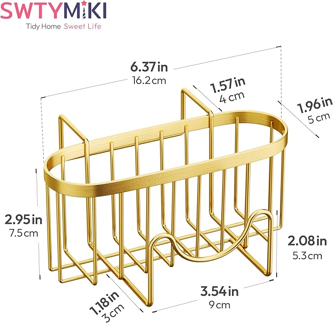 SWTYMIKI Sponge Holder for Kitchen Sink