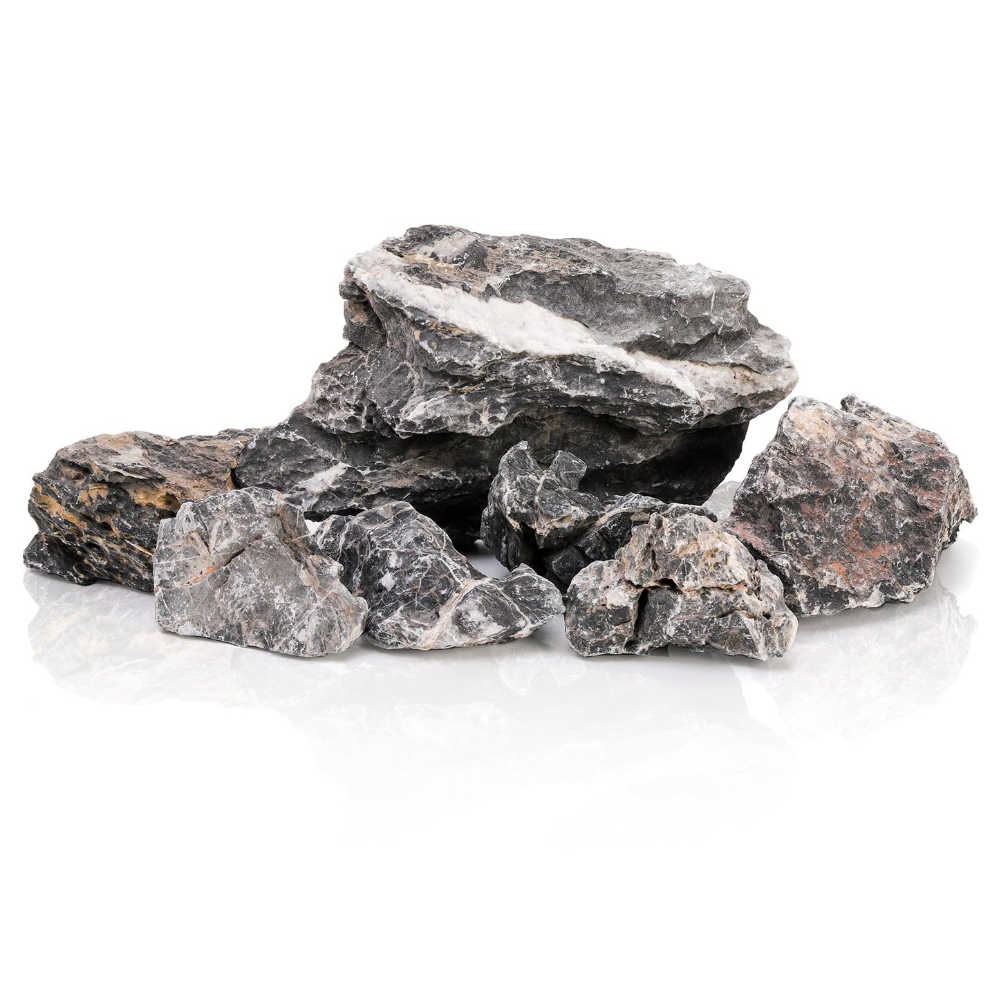 Eorbow 12lb Seiryu Stone, Aquarium Rocks for Terrariums, Paludarium, Vivariums, Reptile, Amphibian Enclosures, Fish Tank Decor for Aquarium Landscaping Models