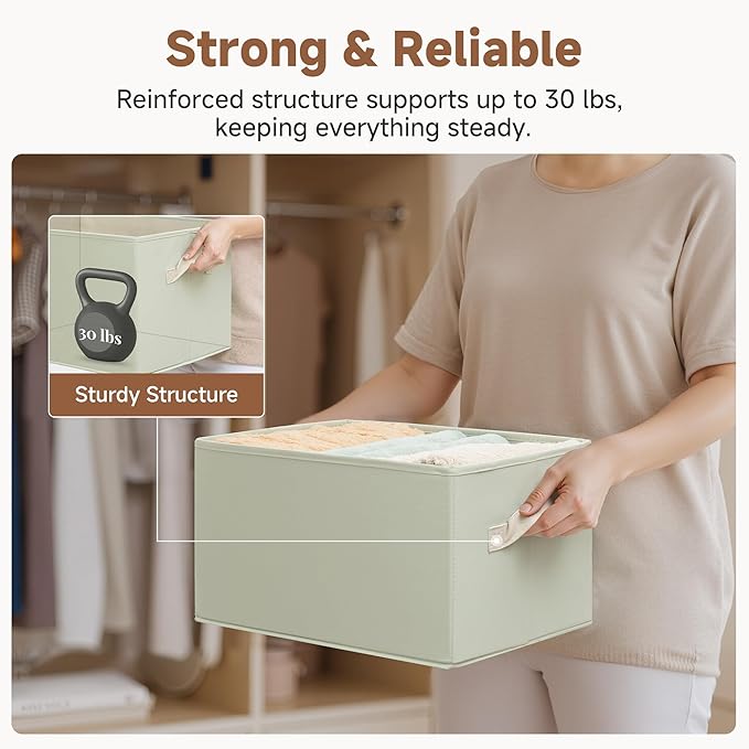 StorageWorks Storage Baskets for Shelves, Closet Organizers and Storage Basket