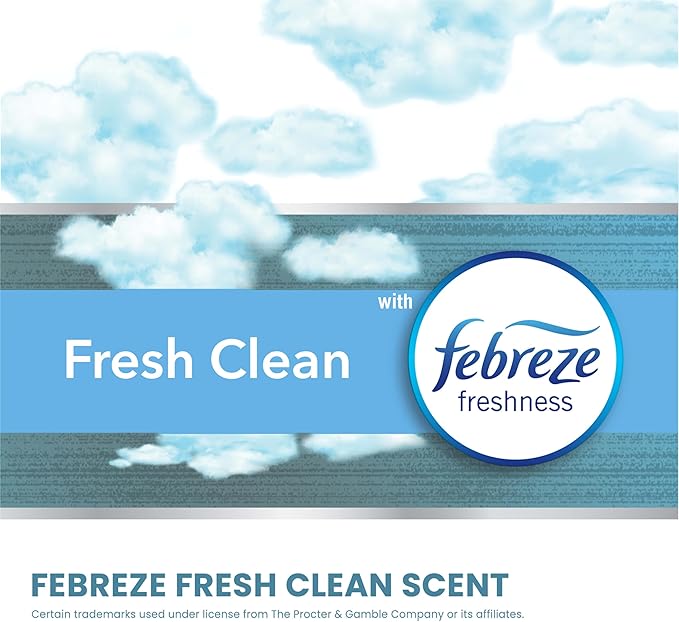 Glad ForceFlex MaxStrength Kitchen Trash Bags, 20 Gal, Fresh Clean Febreze
