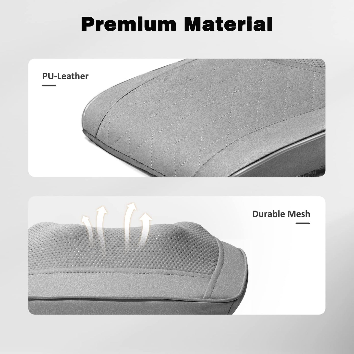 Boriwat Back Massager with Heat, 3D Kneading Massage Pillow for Back, Neck, Shoulder, Leg Pain Relief Deep Tissue, Gifts for Women Men Mom Dad
