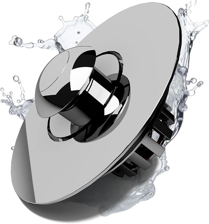 Kitchen Sink Drain Strainer 3 in 1, 304 Stainless Steel Pop Up Sink Stopper