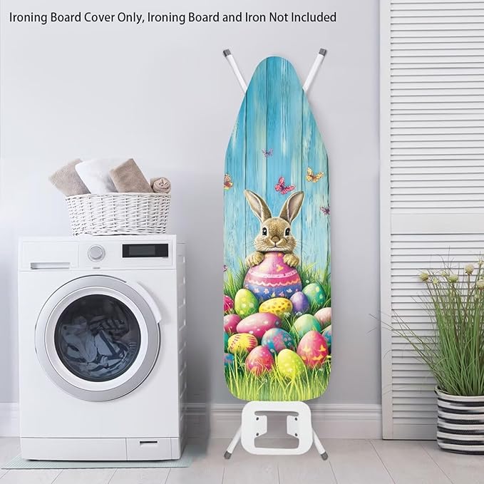 Butterfly and Easter Eggs Rabbit Iron Board Cover