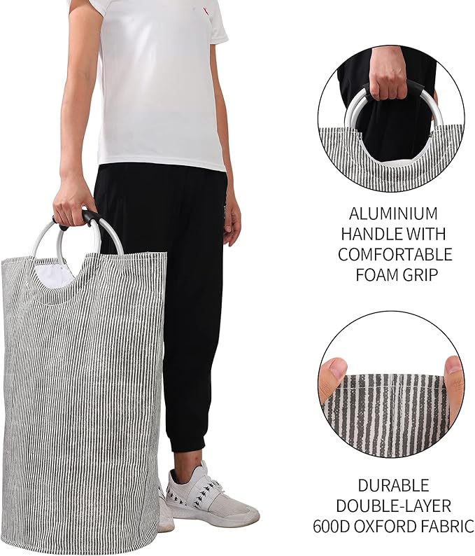 Dalykate Extra Large Laundry Basket 115L Collapsible Oxford Fabric Laundry