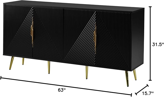 Stylish Swith Wave Geometric Design, Conical Legs, Adjustable, Suitable