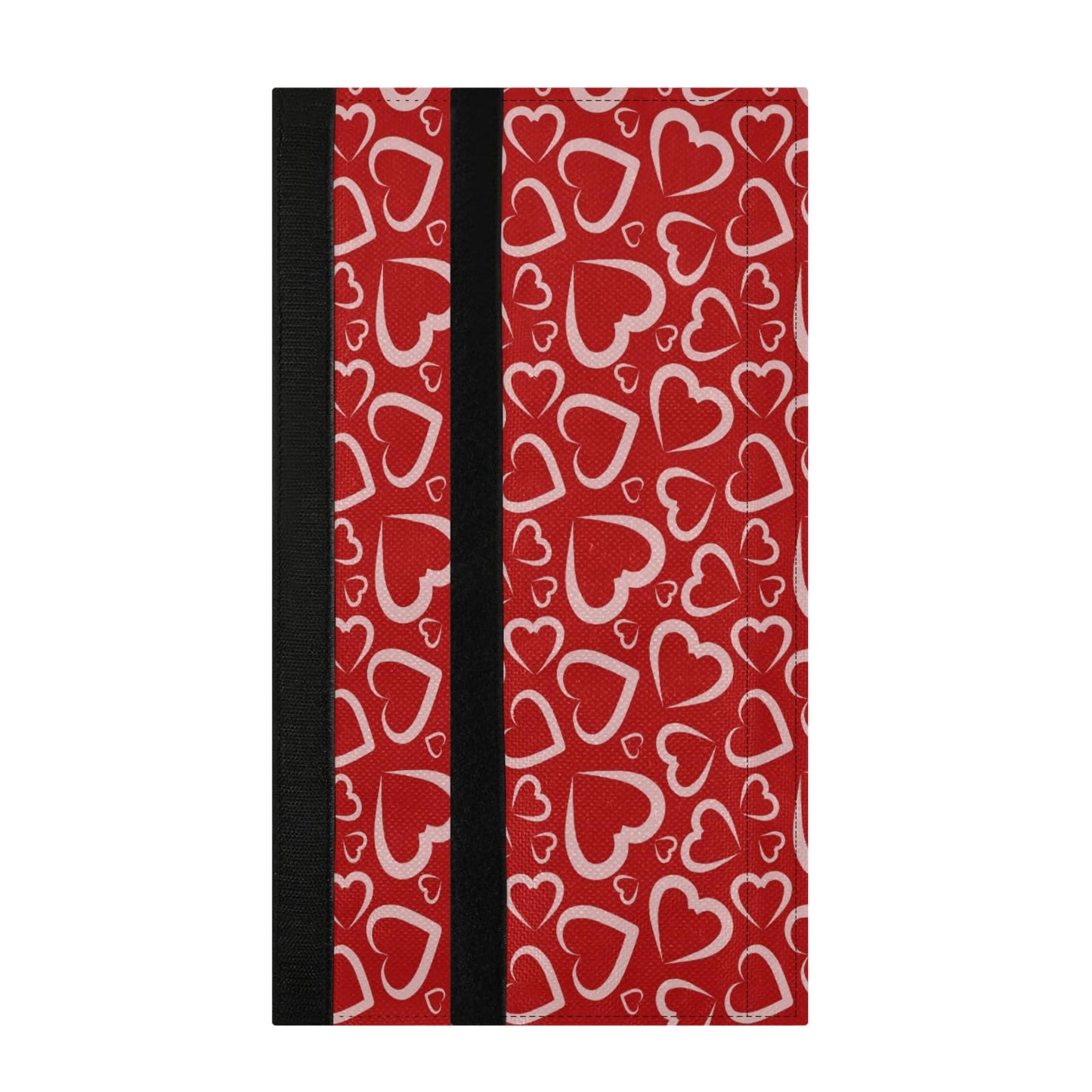 Eionryn Valentine's Day Hearts Refrigerator Door Handle Covers Romantic Love Red Kitchen Appliances Gloves for Microwave Dishwasher Fridge Door Cloth Protector 2pcs