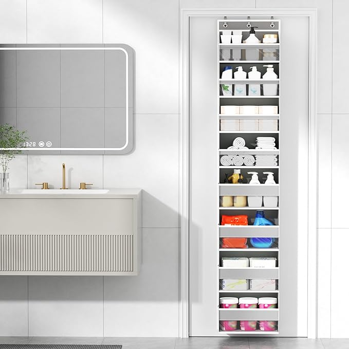 Over The Door Organizer, 8 Shelf Door Hanging Organizers