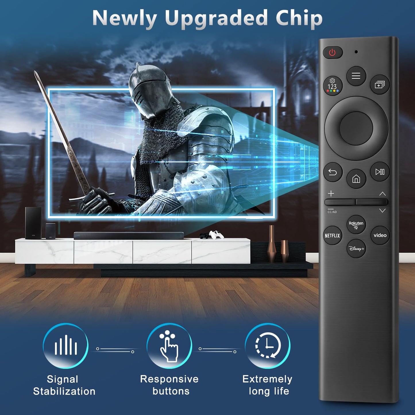 for Samsung TV Remote Replacement,Universal for Samsung Smart TV Remote Controls with Shortcut Buttons