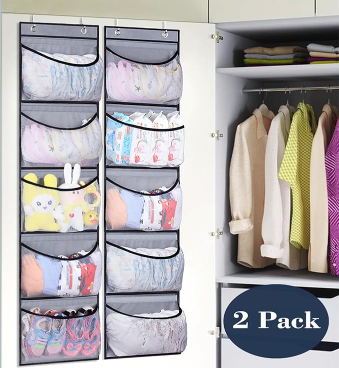 KEETDY Hanging Shelves Over the Door Organizer Storage