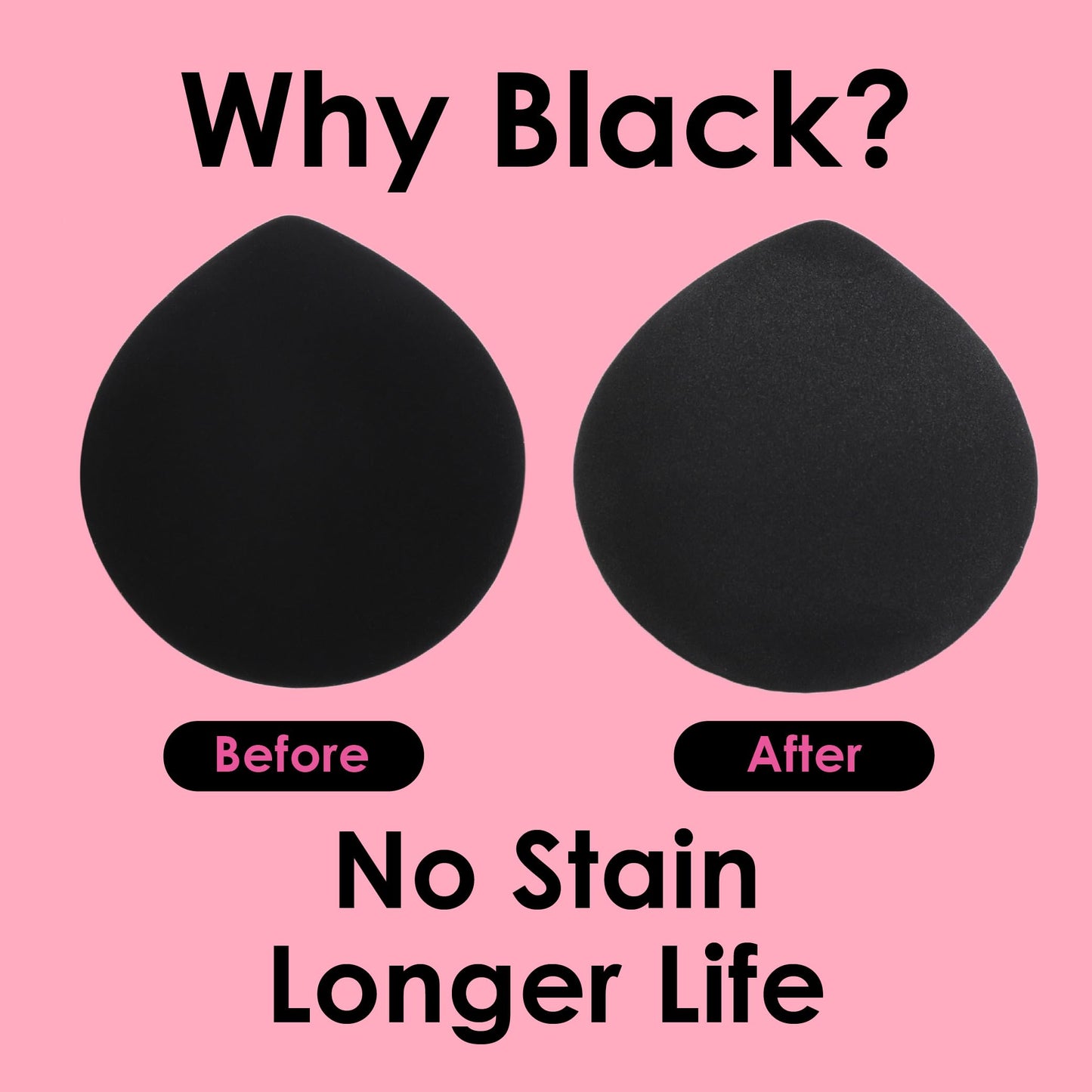5Pcs Makeup Sponge For Foundation Concealer And Powder, Latex Free Blender Sponge For Natural And Easy Makeup Soft Long-lasting And Beginner-friendly, Green, Medium